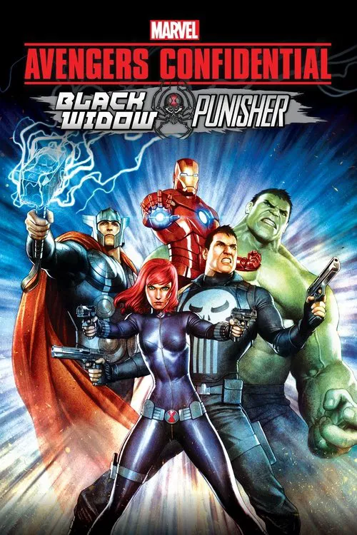 Movie poster for Avengers Confidential: Black Widow & Punisher (2014)