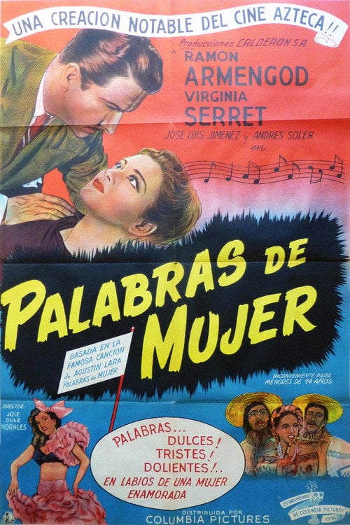 Movie poster for Palabras de mujer (1946)