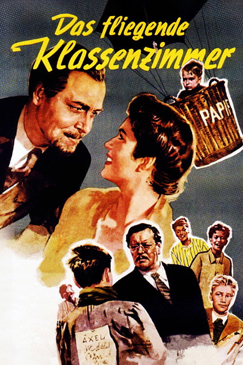 Movie poster for The Flying Classroom (1954)