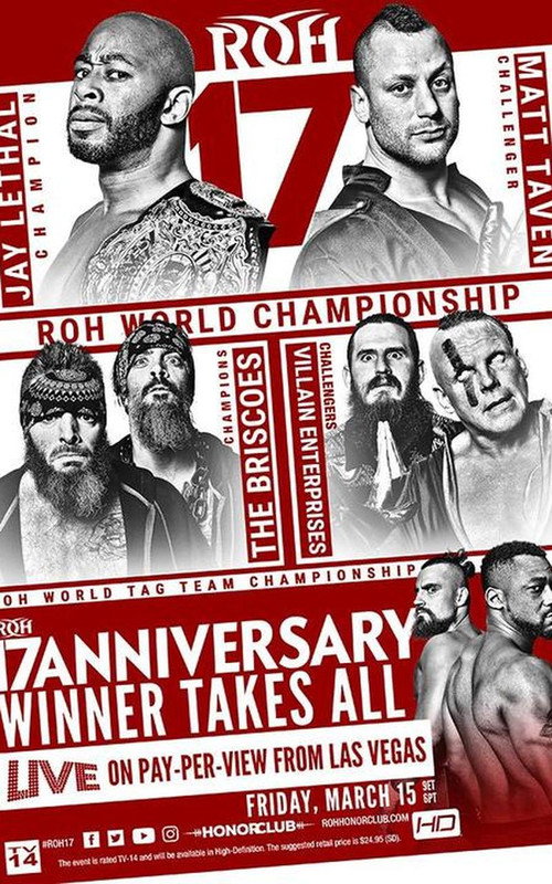 Movie poster for ROH: 17th Anniversary (2019)