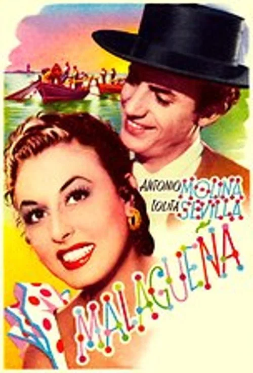 Movie poster for Malagueña (1956)