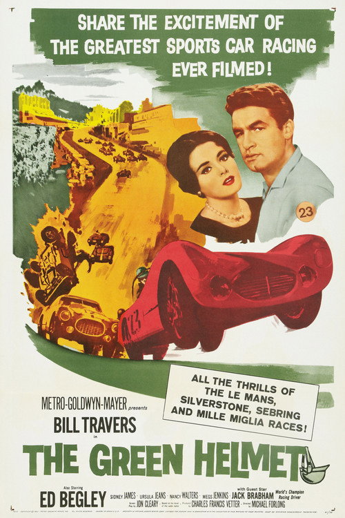 Movie poster for The Green Helmet (1961)