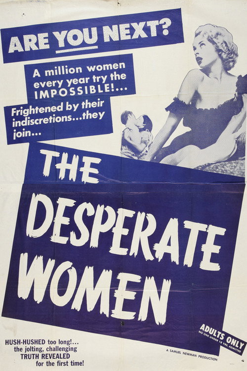 Movie poster for The Desperate Women (1955)