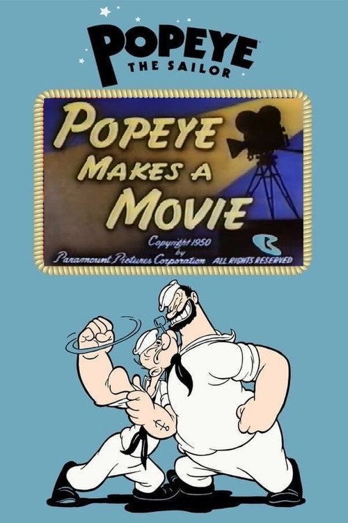 Movie poster for Popeye Makes a Movie (1950)