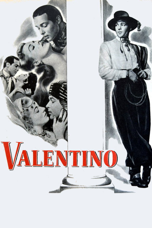 Movie poster for Valentino (1951)