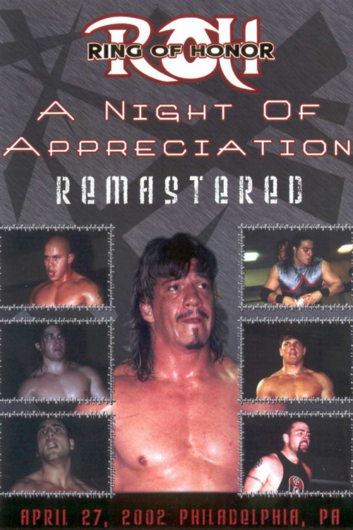 Movie poster for ROH Night of Appreciation (2002)