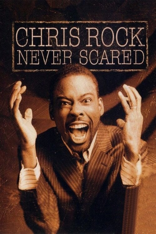Movie poster for Chris Rock: Never Scared (2004)