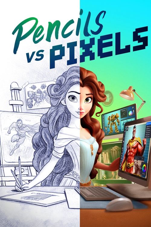 Movie poster for Pencils vs Pixels (2023)