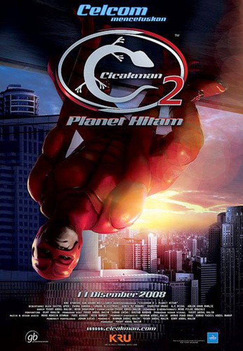 Movie poster for Cicakman 2: Planet Hitam (2008)