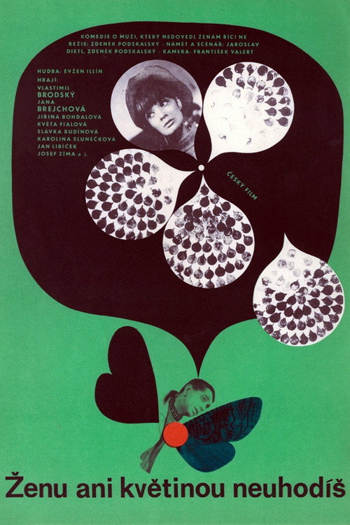 Movie poster for Never Strike A Woman... Even with A Flower (1967)