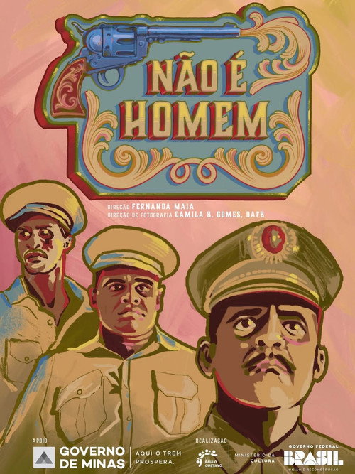 Movie poster for Não é homem