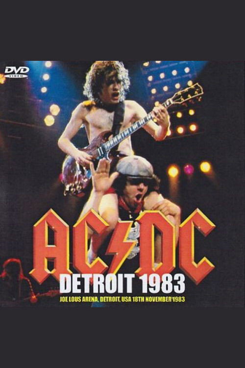 Movie poster for AC/DC  Joe Louis Arena Detroit USA November 18 1983 (1983)