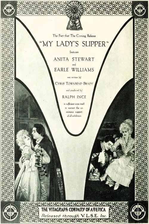 Movie poster for My Lady's Slipper (1916)