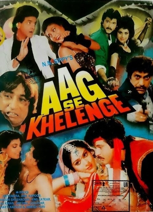 Movie poster for Aag Se Khelenge (1989)