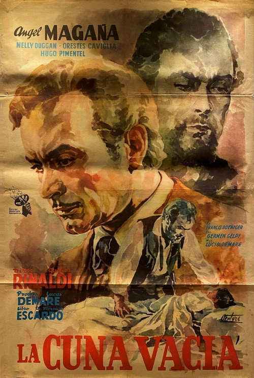 Movie poster for La cuna vacía (1949)