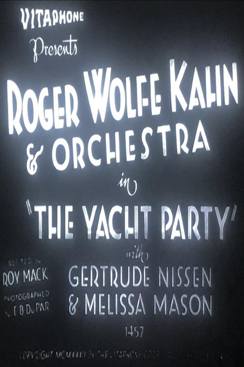 Movie poster for The Yacht Party (1932)