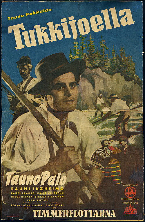 Movie poster for Tukkijoella (1951)