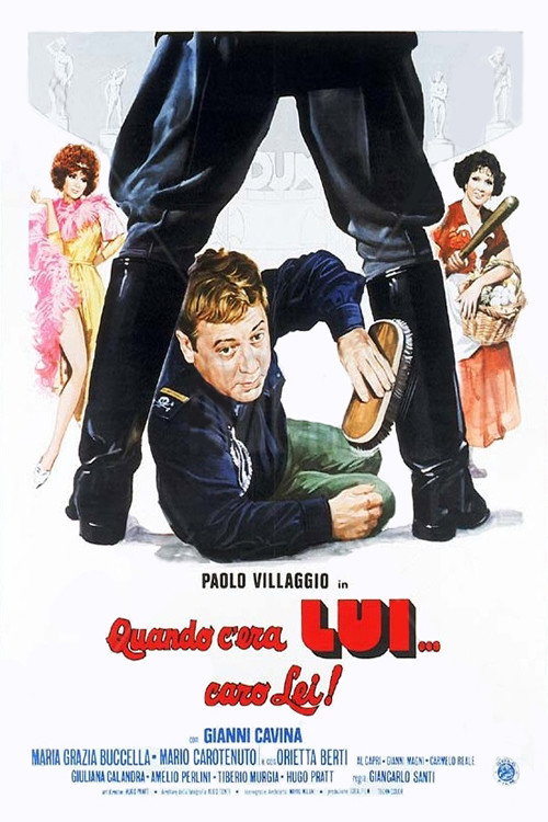 Movie poster for Quando c'era lui... caro lei! (1978)