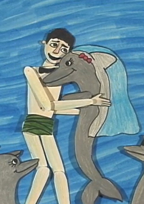 Movie poster for The Beautiful Adventures of Dolphin Boy (2008)