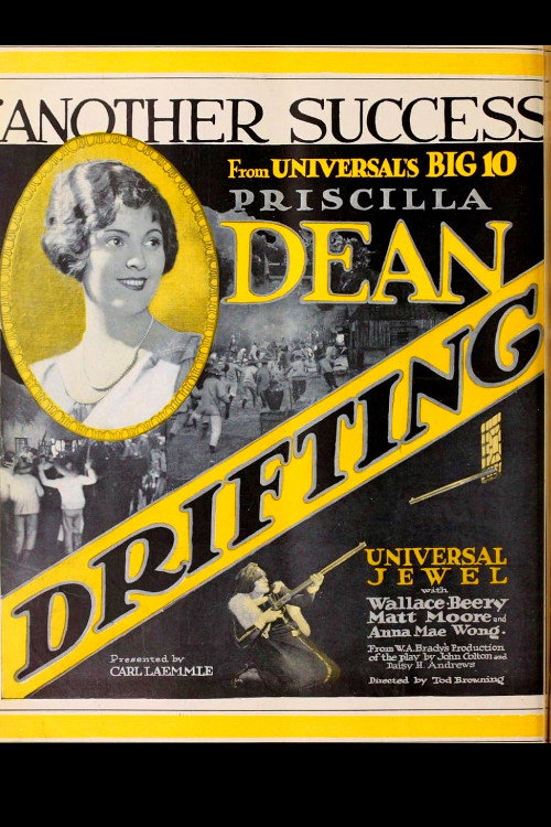 Movie poster for Drifting (1923)