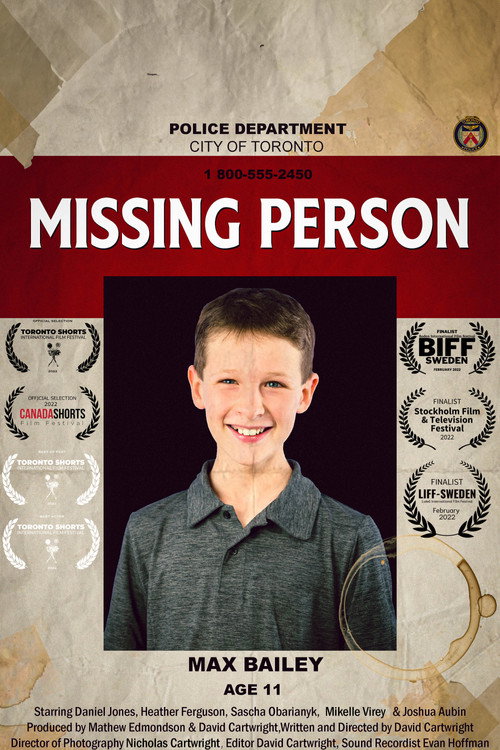Movie poster for Missing Person (2022)
