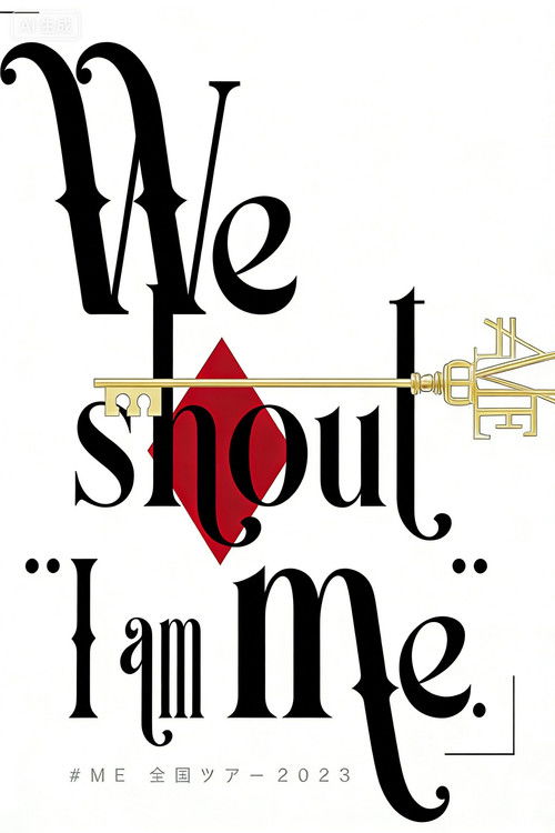 ≠ME 全国ツアー 2023 「We shout “I am me.”」 poster
