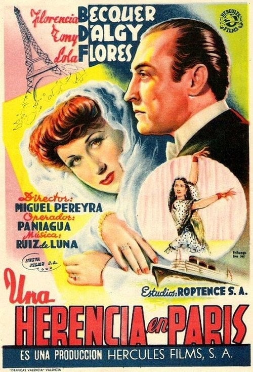 Movie poster for Una herencia de París (1944)