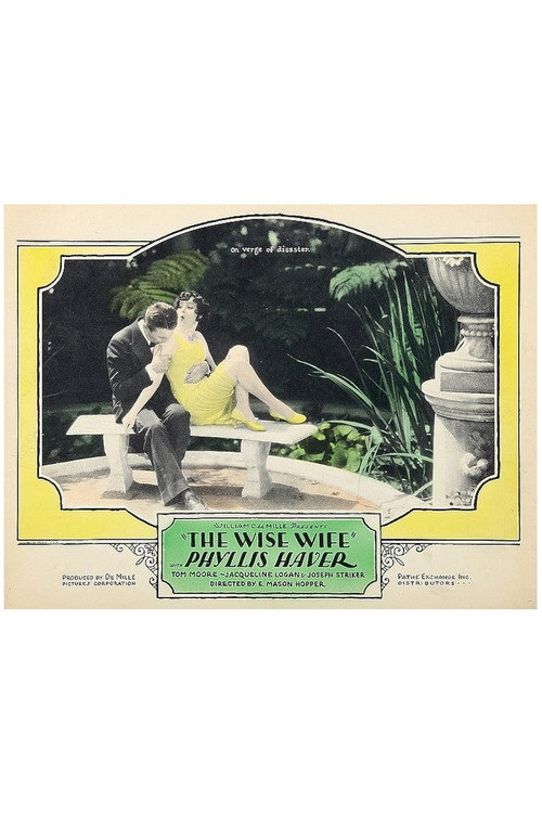 Movie poster for The Wise Wife (1927)