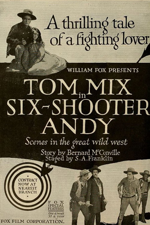 Movie poster for Six-Shooter Andy (1918)