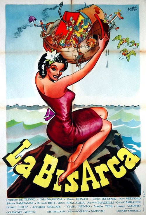 Movie poster for La bisarca (1950)