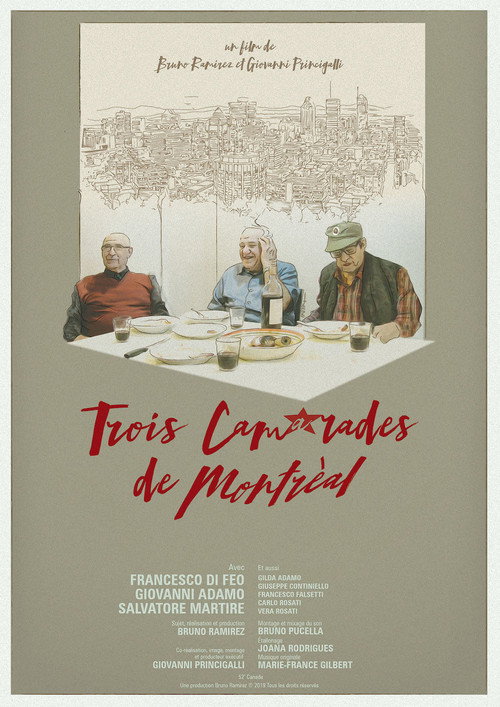 Movie poster for Three Comrades of Montréal (2019)