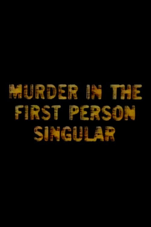 Movie poster for Murder in the First Person Singular (1974)