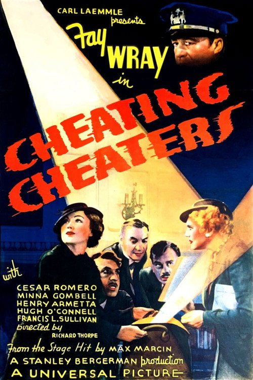 Movie poster for Cheating Cheaters (1934)