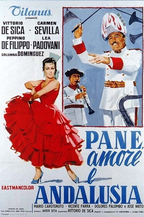 Movie poster for Bread, Love and Andalucia (1958)