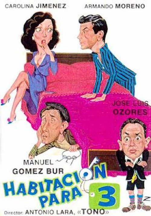 Movie poster for Habitación para tres (1952)