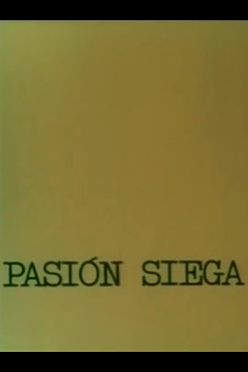 Movie poster for Blind Passion (1979)
