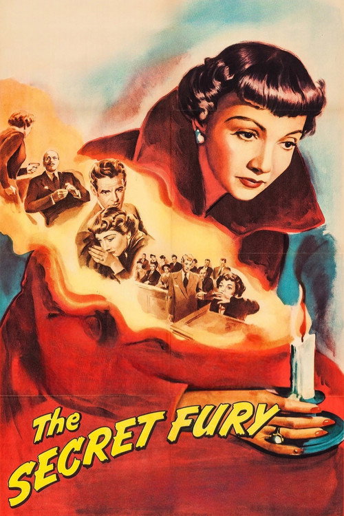 Movie poster for The Secret Fury (1950)
