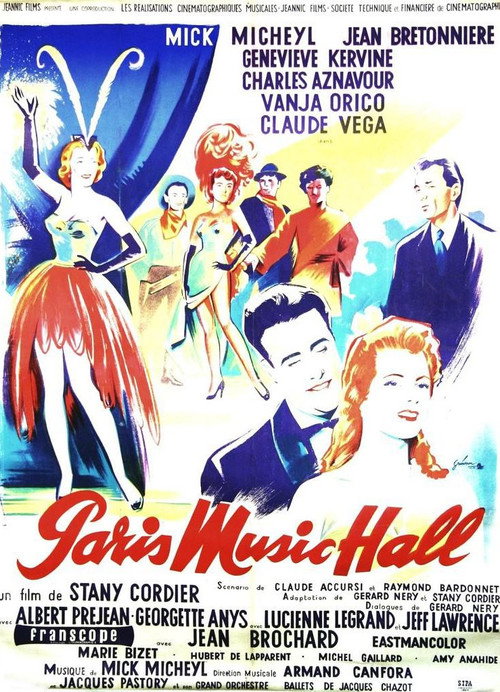Movie poster for Paris Music Hall (1957)