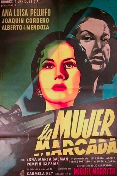 Movie poster for The Marked Woman (1957)