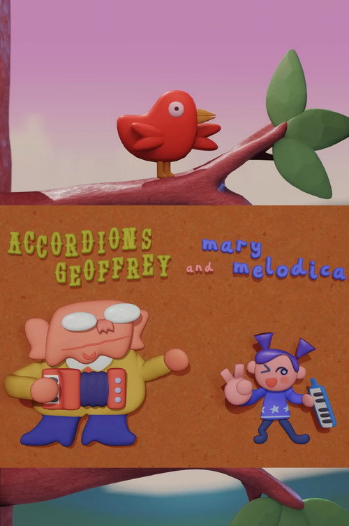 Movie poster for Accordions Geoffrey & Mary Melodica (2023)