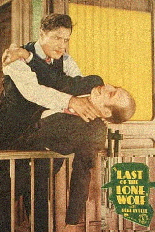 Movie poster for The Last of the Lone Wolf (1930)