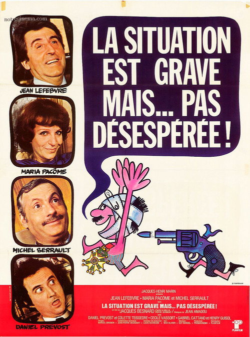 Movie poster for La situation est grave... mais pas désespérée (1976)