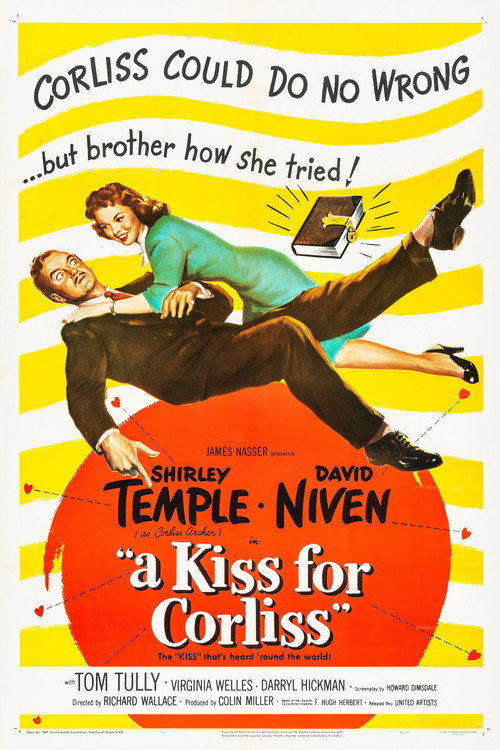 Movie poster for A Kiss for Corliss (1949)