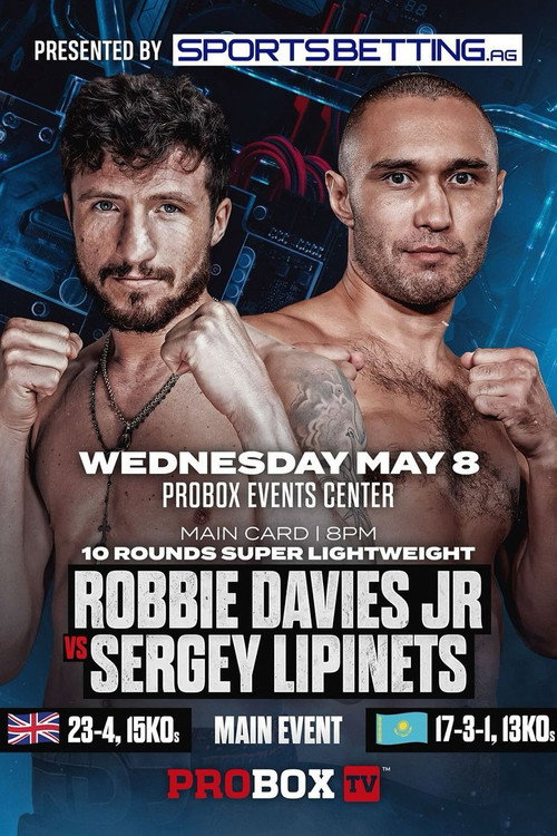 Movie poster for Robbie Davies Jr vs. Sergey Lipinets (2024)