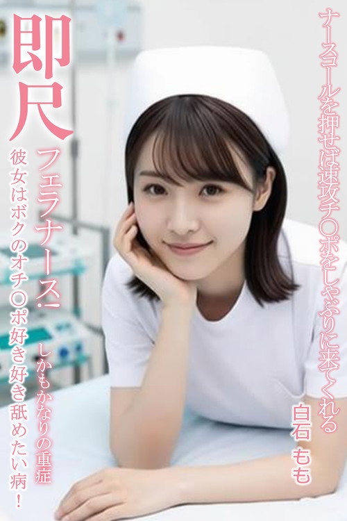 Movie poster for MVSD-599  ナースベルを押すとすぐに肉棒を舐めにくる即座にフェラする痴女ナース！白石桃 (2024)