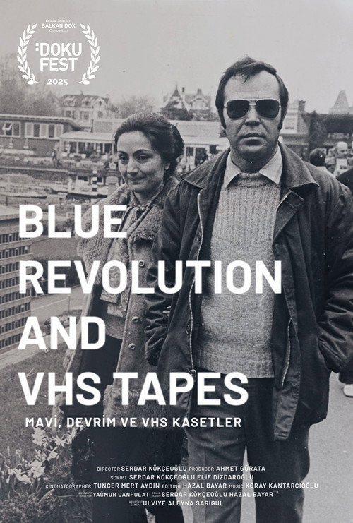Movie poster for Blue, Revolution and VHS Tapes (2025)