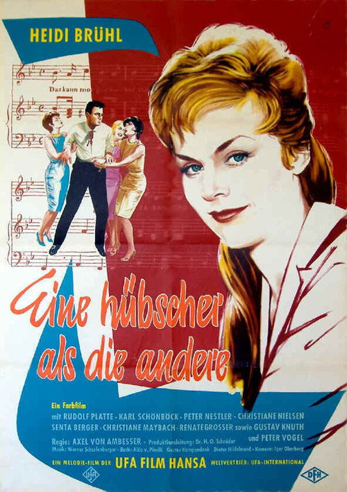 Movie poster for Eine hübscher als die andere (1961)