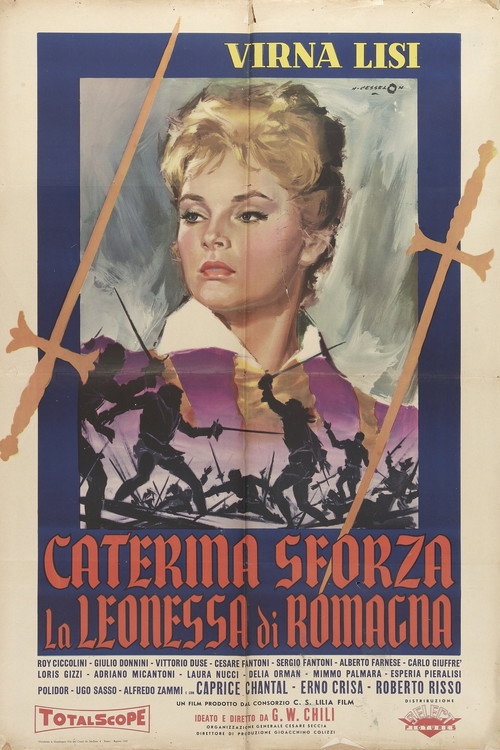 Movie poster for Caterina Sforza, the lioness of Romagna (1959)