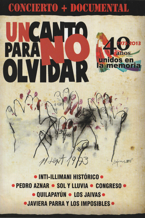 Movie poster for Un Canto Para No Olvidar (2013)