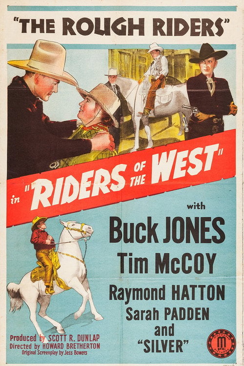 Movie poster for Riders of the West (1942)